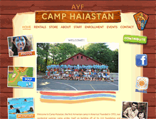 Tablet Screenshot of camphaiastan.org